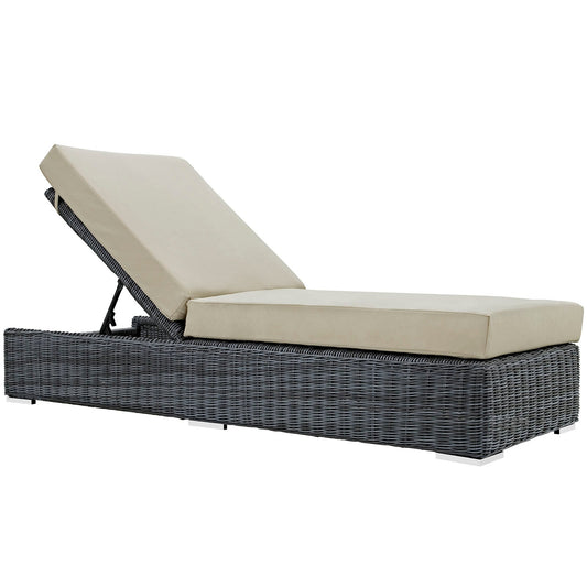 Summon Outdoor Patio Sunbrella® Chaise Lounge By Modway - EEI-1876 | Outdoor Chaise Lounges | Modishstore