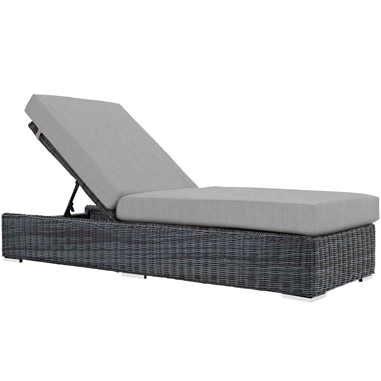 Summon Outdoor Patio Sunbrella® Chaise Lounge By Modway - EEI-1876 | Outdoor Chaise Lounges | Modishstore - 2