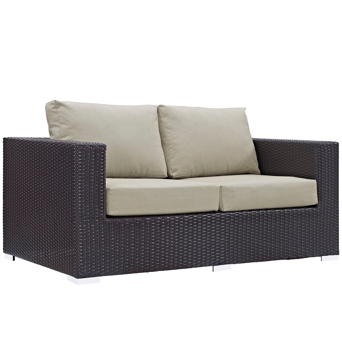 Modway Convene Outdoor Patio Loveseat | Outdoor Sofas, Loveseats & Sectionals