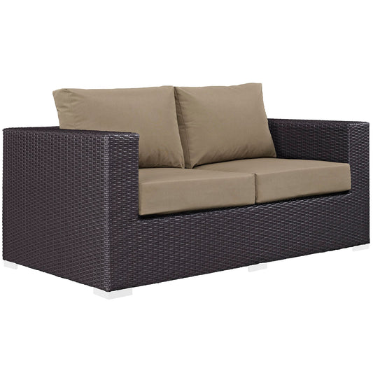 Modway Convene Outdoor Patio Loveseat | Outdoor Sofas, Loveseats & Sectionals | 