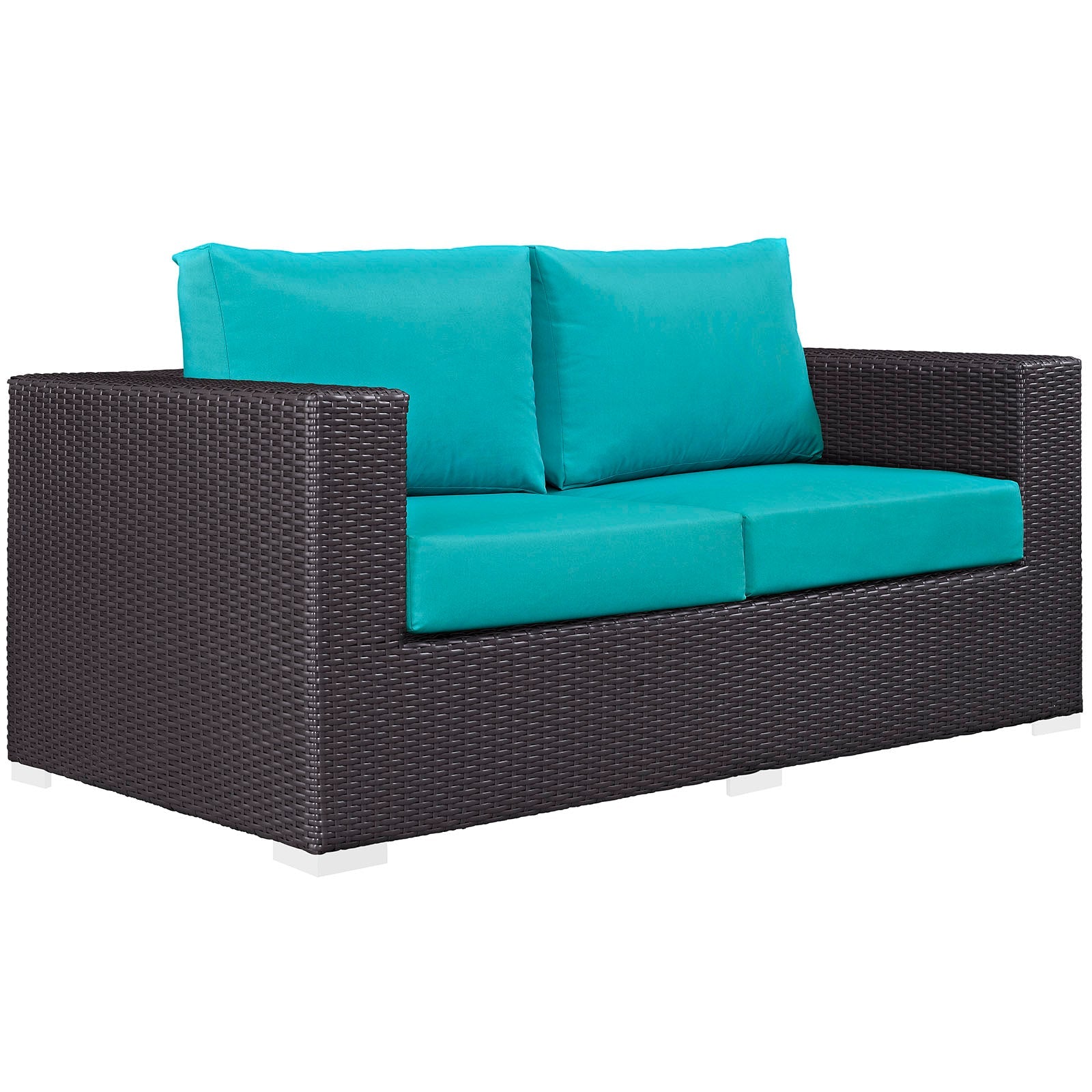 Modway Convene Outdoor Patio Loveseat | Outdoor Sofas, Loveseats & Sectionals | 