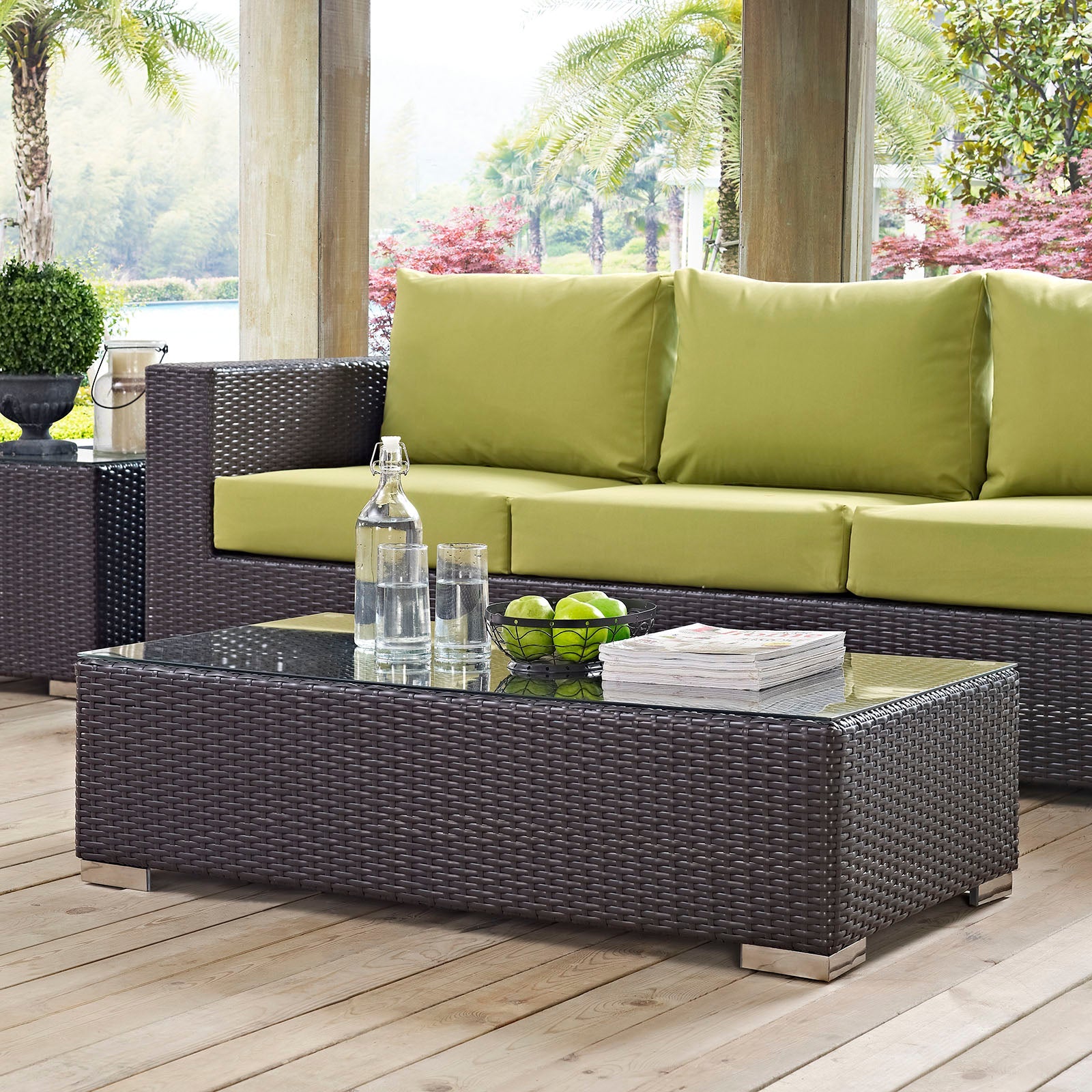 Modway Convene Outdoor Patio Coffee Table | Coffee Tables