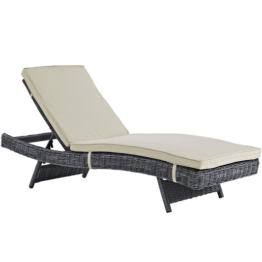Summon Outdoor Patio Sunbrella® Chaise By Modway - EEI-1996 | Outdoor Chaise Lounges | Modishstore