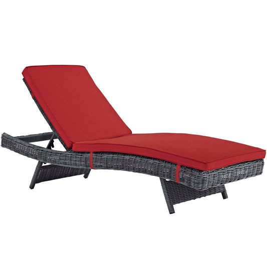Summon Outdoor Patio Sunbrella® Chaise By Modway - EEI-1996 | Outdoor Chaise Lounges | Modishstore - 2