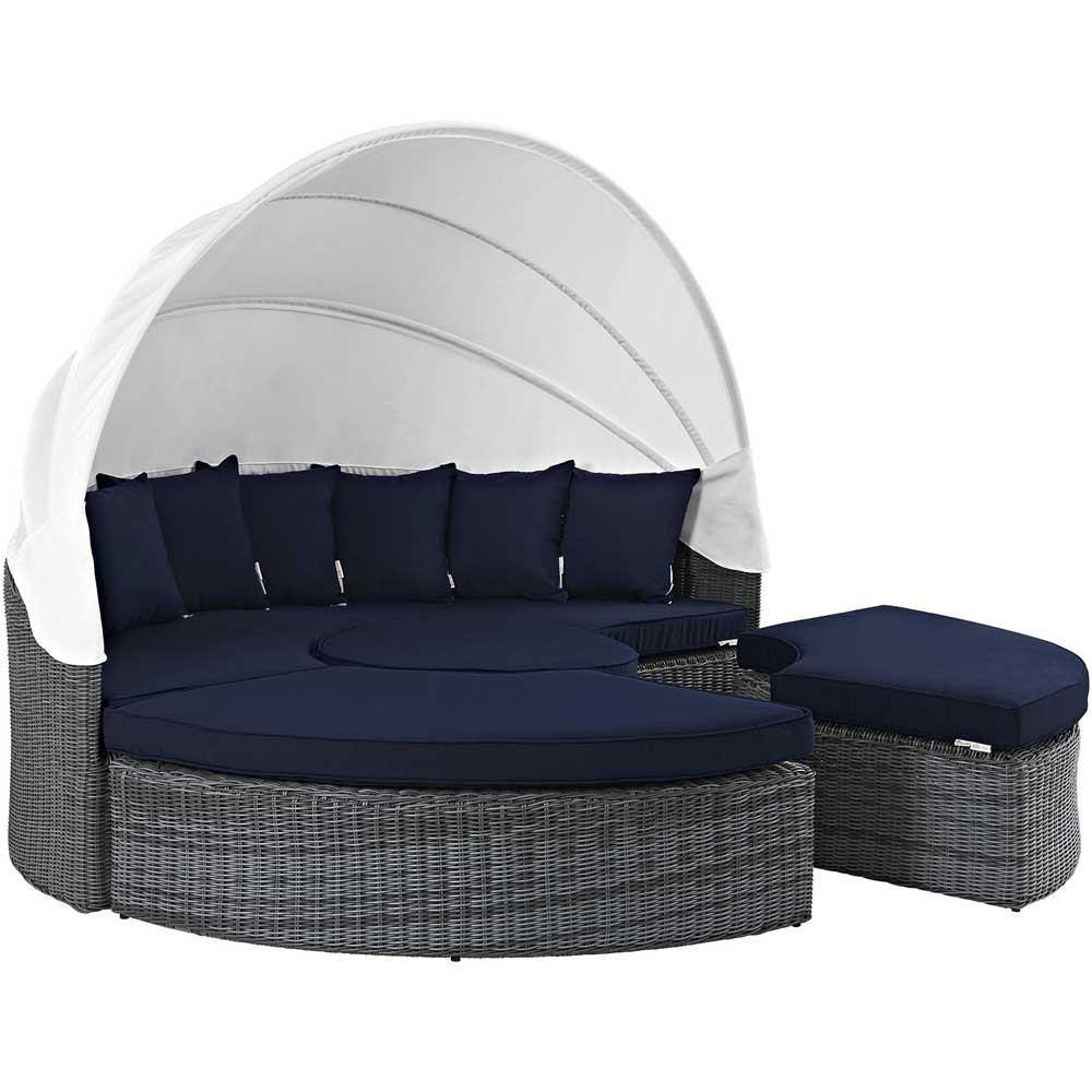 Modway Summon Canopy Outdoor Patio Daybed | Outdoor Patio Daybed | Modishstore-4