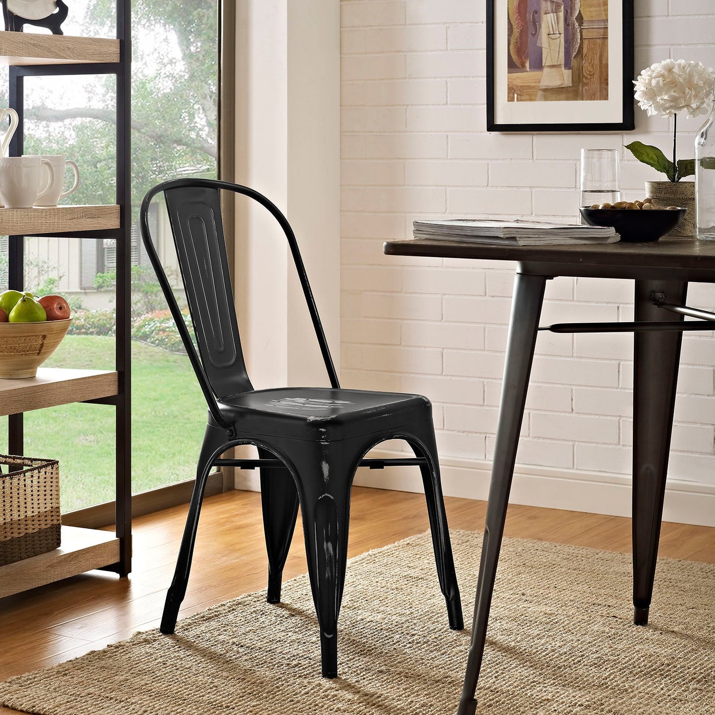 Modway Promenade Side Chair - Gunmetal - EEI-2027 - Black