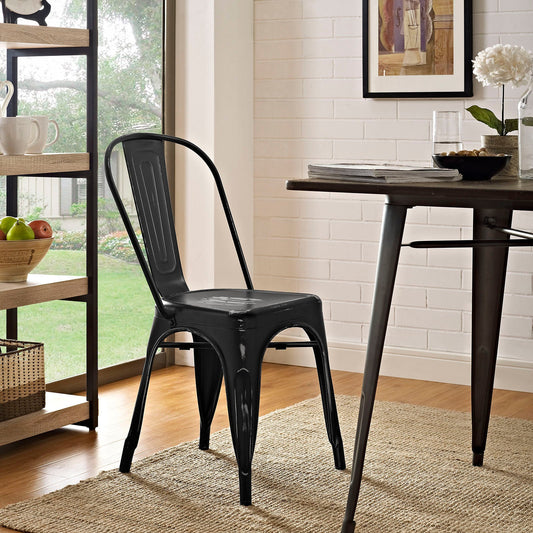 Modway Promenade Side Chair - Gunmetal - EEI-2027 - Black