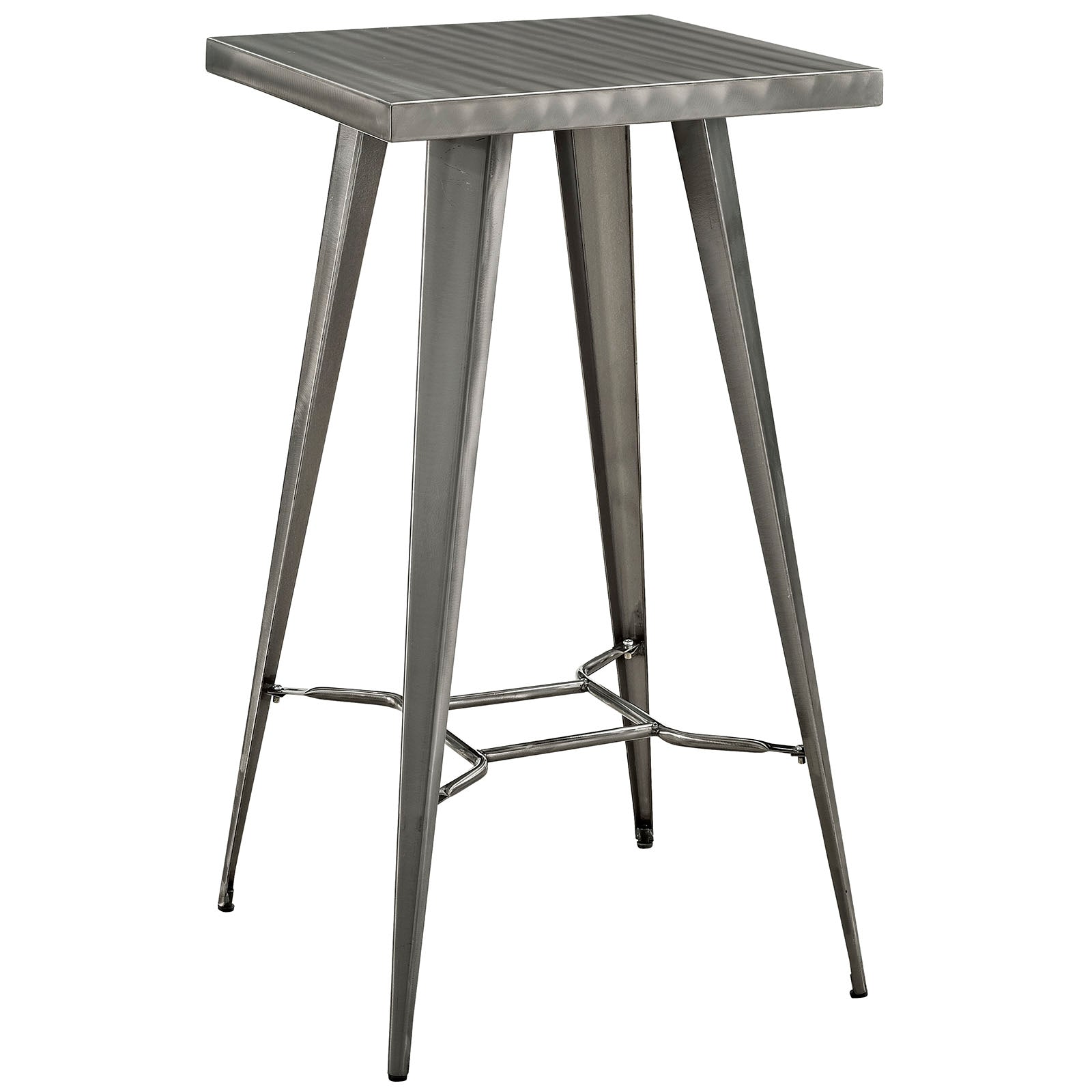 Modway Direct Metal Bar Table - Gunmetal | Bar Table