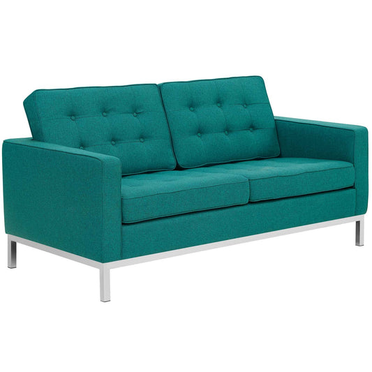 Modway Loft Fabric Loveseat | Loveseats | Modishstore-34