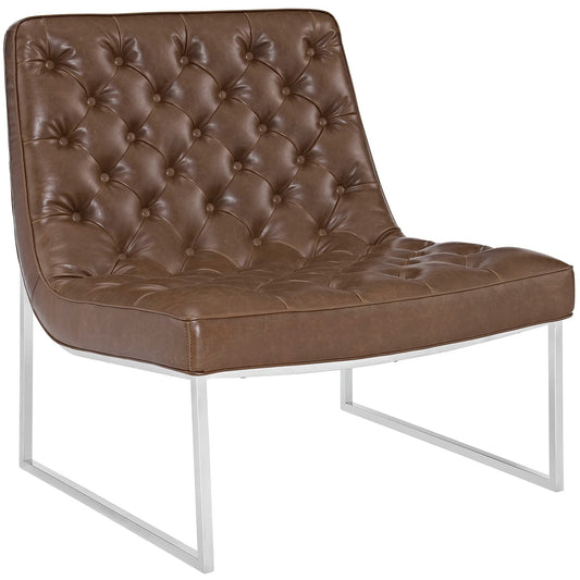 Ibiza Upholstered Vinyl Lounge Chair By Modway - EEI-2089 | Lounge Chairs
