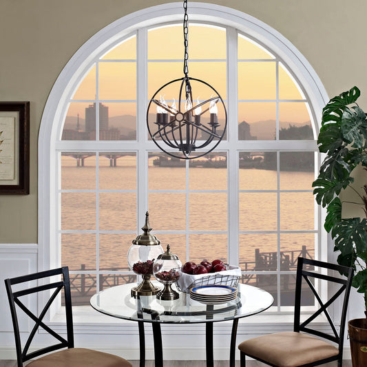 Modway Atom Chandelier - Brown | Chandeliers