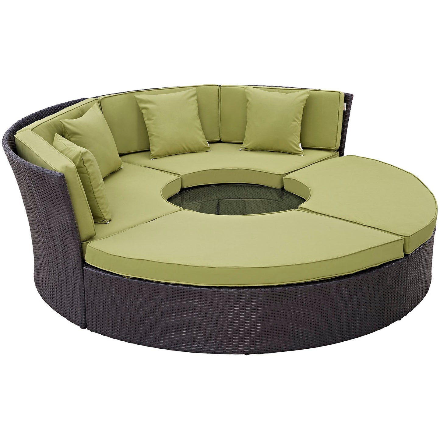 Convene Circular Outdoor Patio Daybed Set By Modway - EEI-2171 | Outdoor Patio Daybed