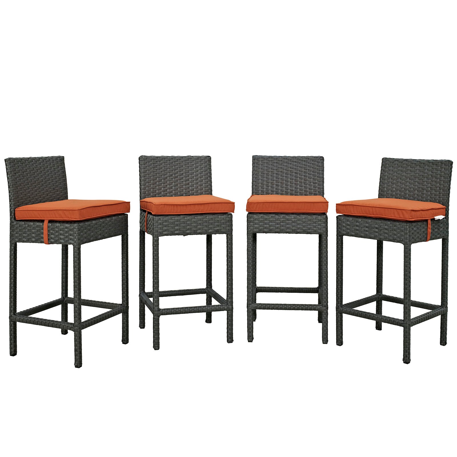 Sojourn 4 Piece Outdoor Patio Sunbrella® Pub Set By Modway - EEI-2196 | Bar Stools | Modishstore - 5