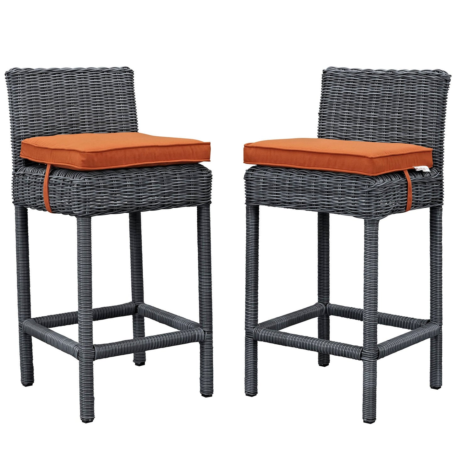Summon 2 Piece Outdoor Patio Sunbrella® Pub Set By Modway - EEI-2197 | Bar Stools | Modishstore - 5