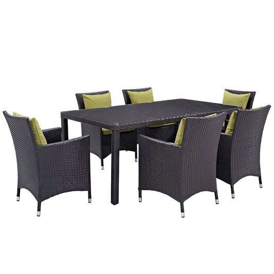 Modway Convene 7 Piece Outdoor Patio Dining Set - EEI-2199 | Outdoor Dining Set | 