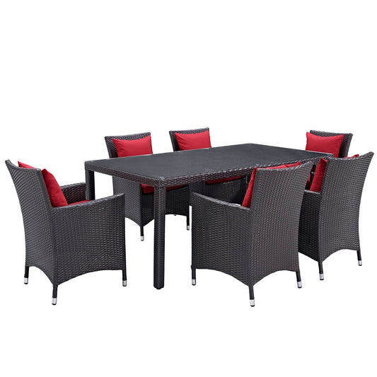 Modway Convene 7 Piece Outdoor Patio Dining Set - EEI-2199 | Outdoor Dining Set | 