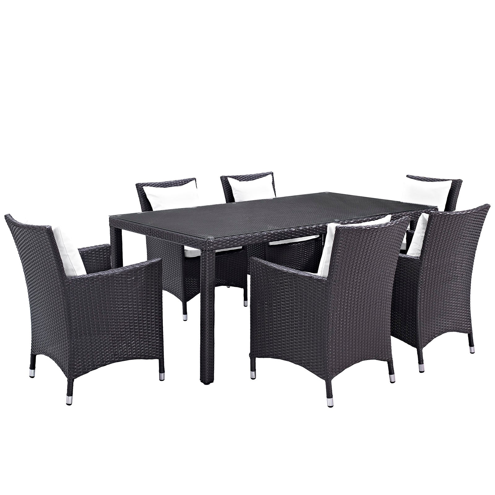 Modway Convene 7 Piece Outdoor Patio Dining Set - EEI-2199 | Outdoor Dining Set | 