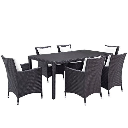Modway Convene 7 Piece Outdoor Patio Dining Set - EEI-2199 | Outdoor Dining Set | 