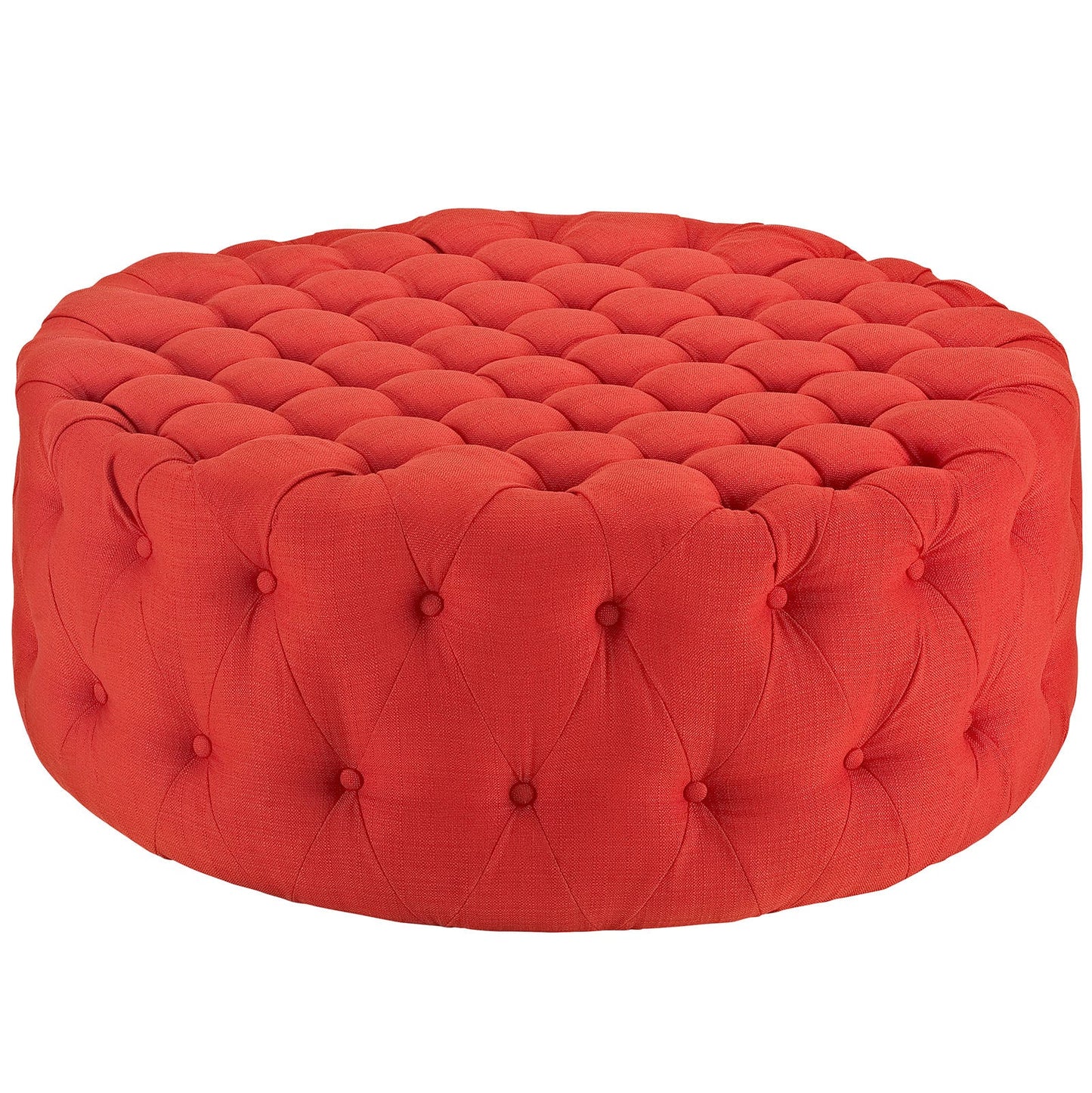 Modway Amour Upholstered Fabric Ottoman | Ottomans | 