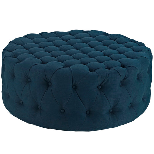 Modway Amour Upholstered Fabric Ottoman | Ottomans | 