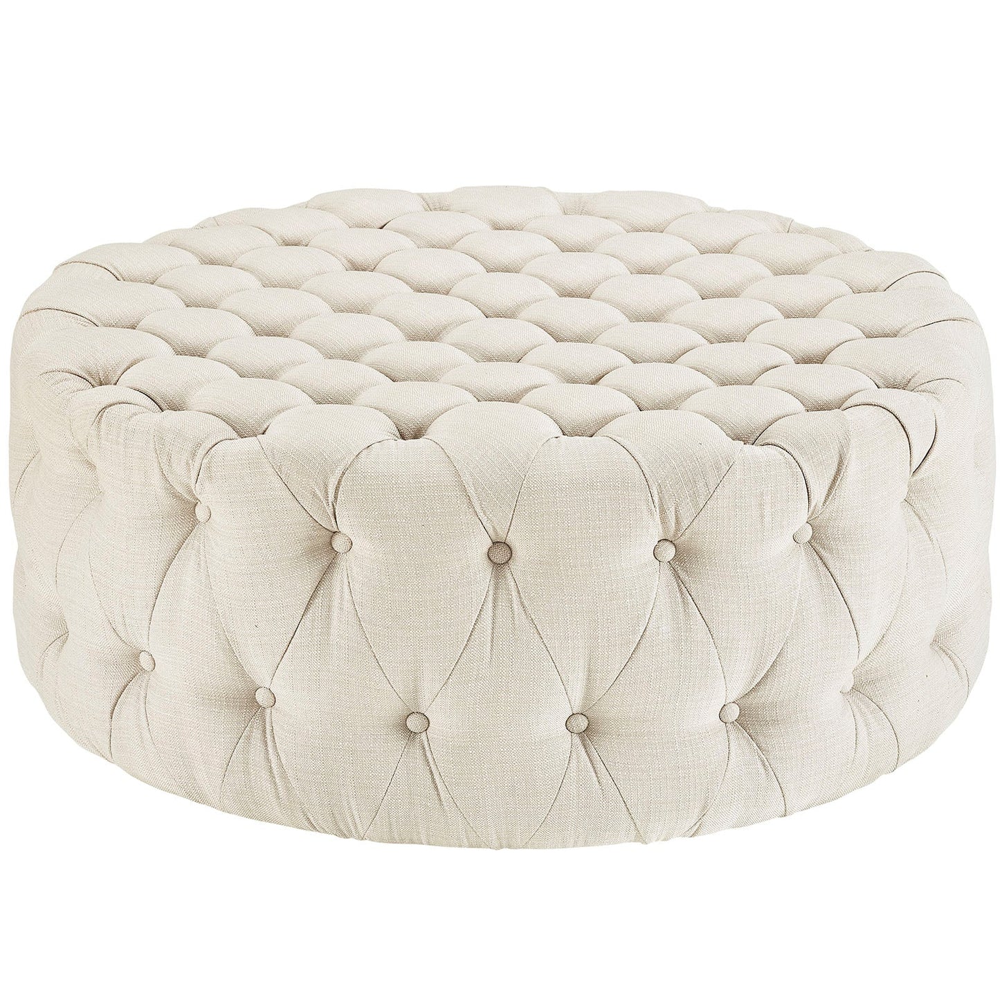 Modway Amour Upholstered Fabric Ottoman | Ottomans | 