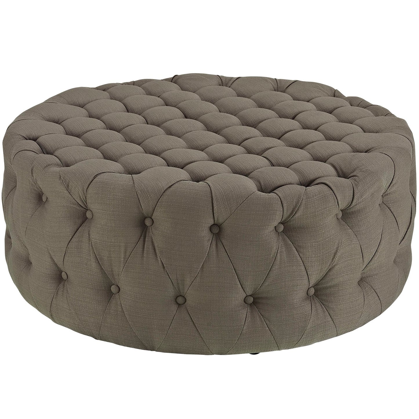 Modway Amour Upholstered Fabric Ottoman | Ottomans | 