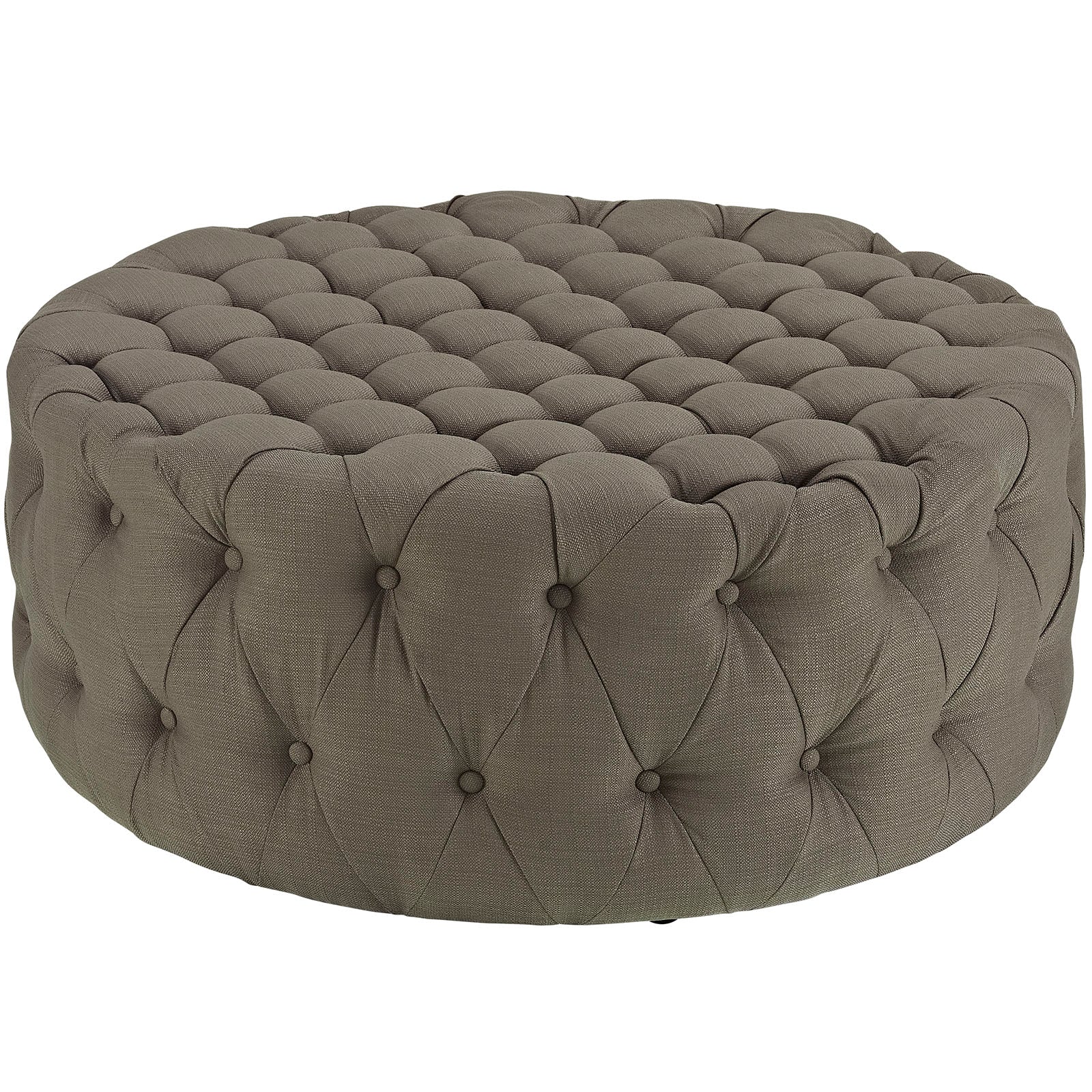 Modway Amour Upholstered Fabric Ottoman | Ottomans | 