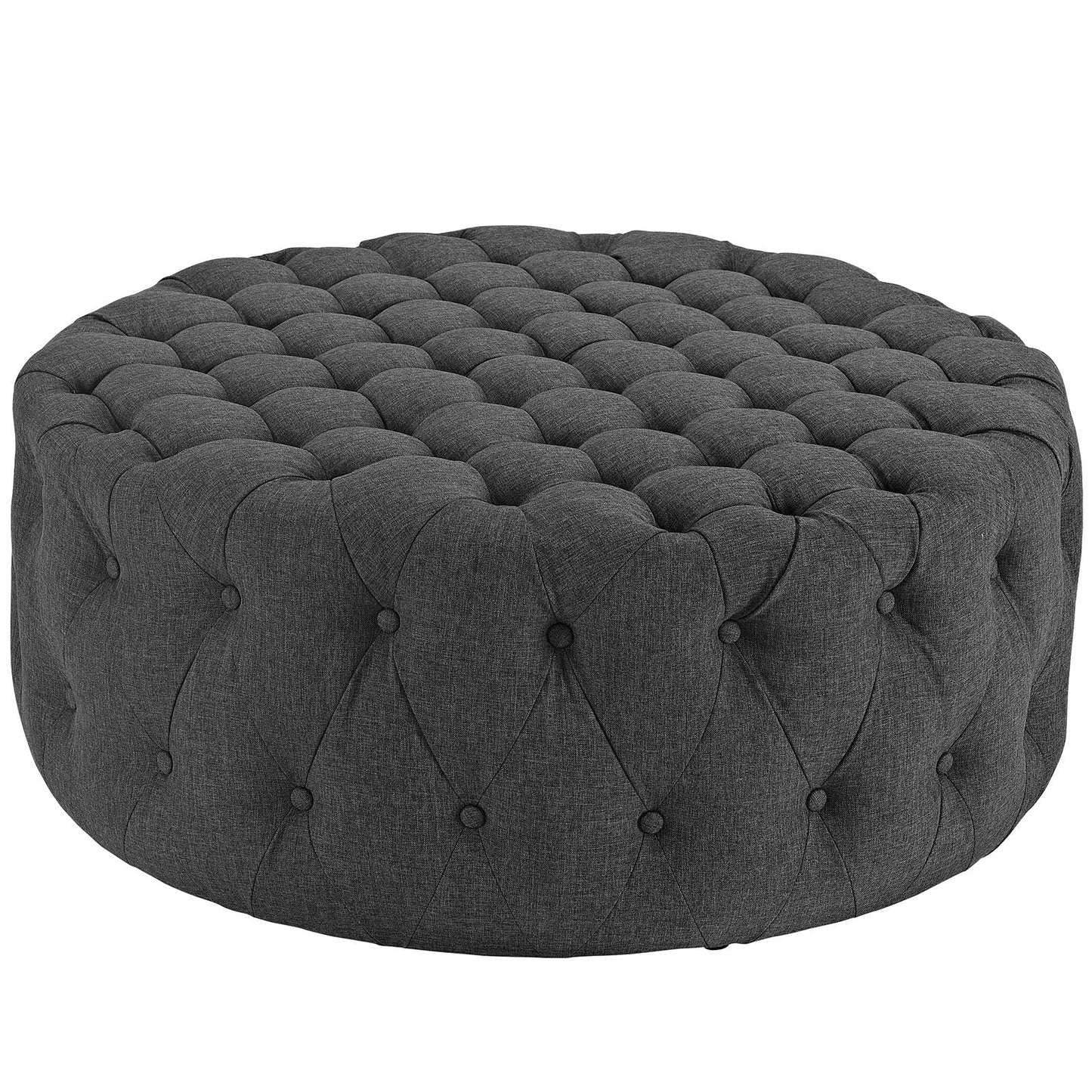 Modway Amour Upholstered Fabric Ottoman | Ottomans | 