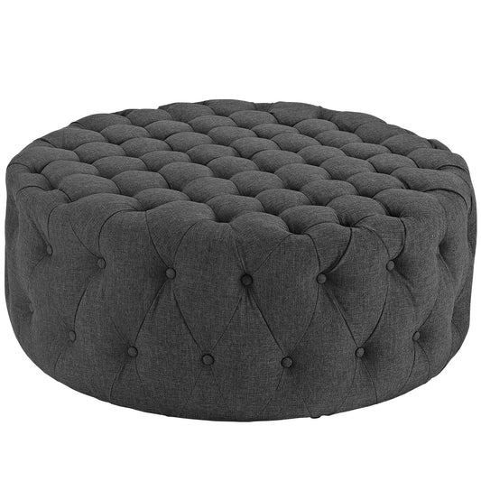 Modway Amour Upholstered Fabric Ottoman | Ottomans | 