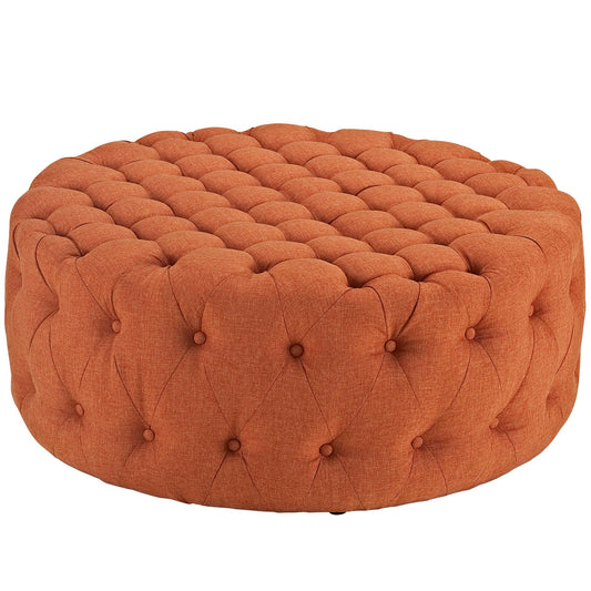 Modway Amour Upholstered Fabric Ottoman | Ottomans | 