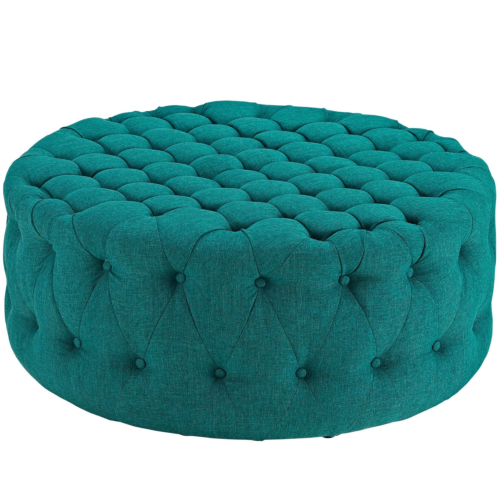 Modway Amour Upholstered Fabric Ottoman | Ottomans | 