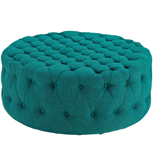 Modway Amour Upholstered Fabric Ottoman | Ottomans | 