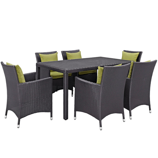 Modway Convene 7 Piece Outdoor Patio Dining Set - EEI-2241 | Outdoor Dining Set | 