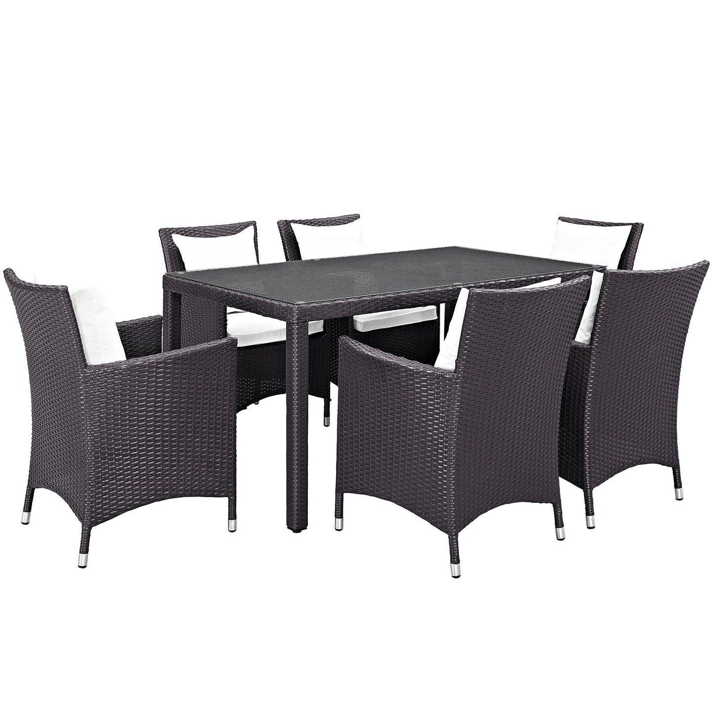 Modway Convene 7 Piece Outdoor Patio Dining Set - EEI-2241 | Outdoor Dining Set | 