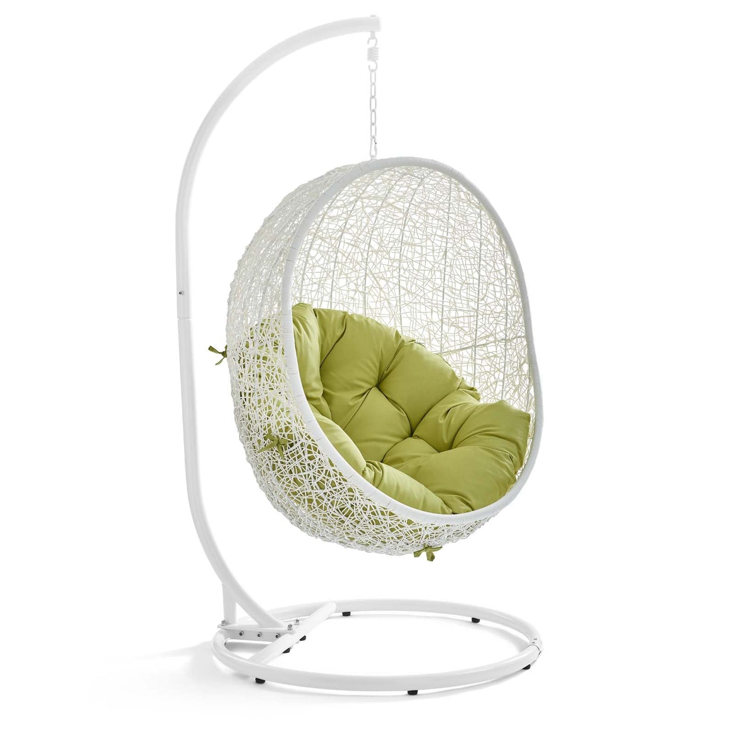 Modway Hide Outdoor Patio Swing Chair With Stand | Outdoor Porch Swings | 