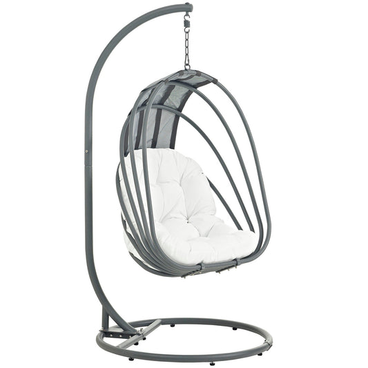 Whisk Outdoor Patio  Swing Chair With Stand By Modway - EEI-2275 | Outdoor Chairs | Modishstore - 4