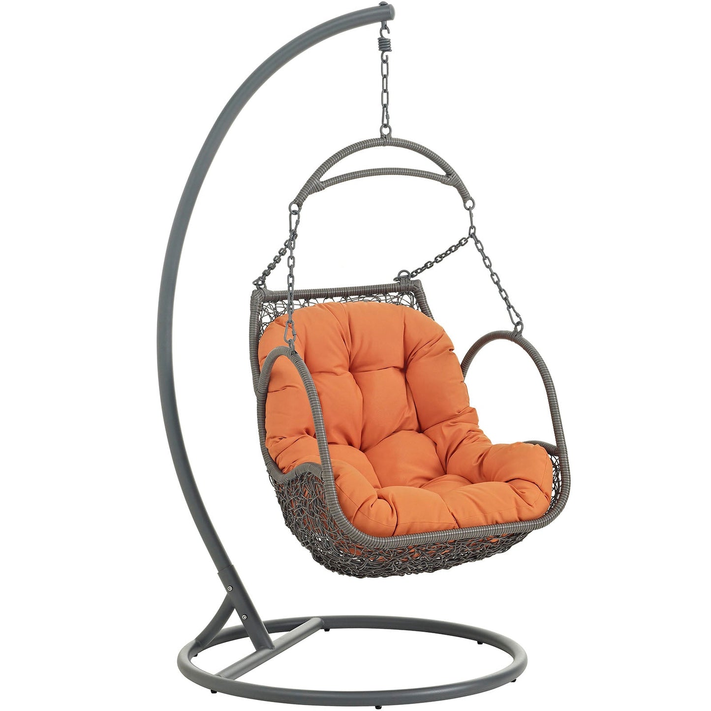 Modway Arbor Outdoor Patio Wood Swing Chair | Outdoor Porch Swings | 