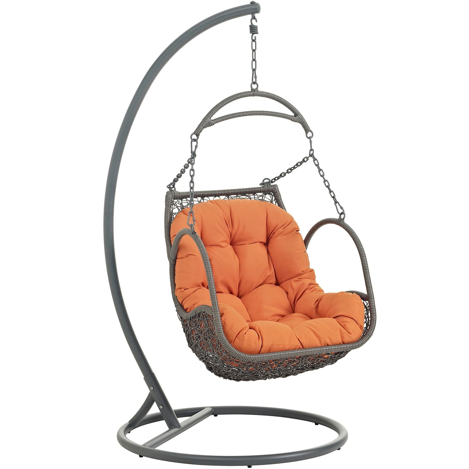 Modway Arbor Outdoor Patio Wood Swing Chair | Outdoor Porch Swings | 
