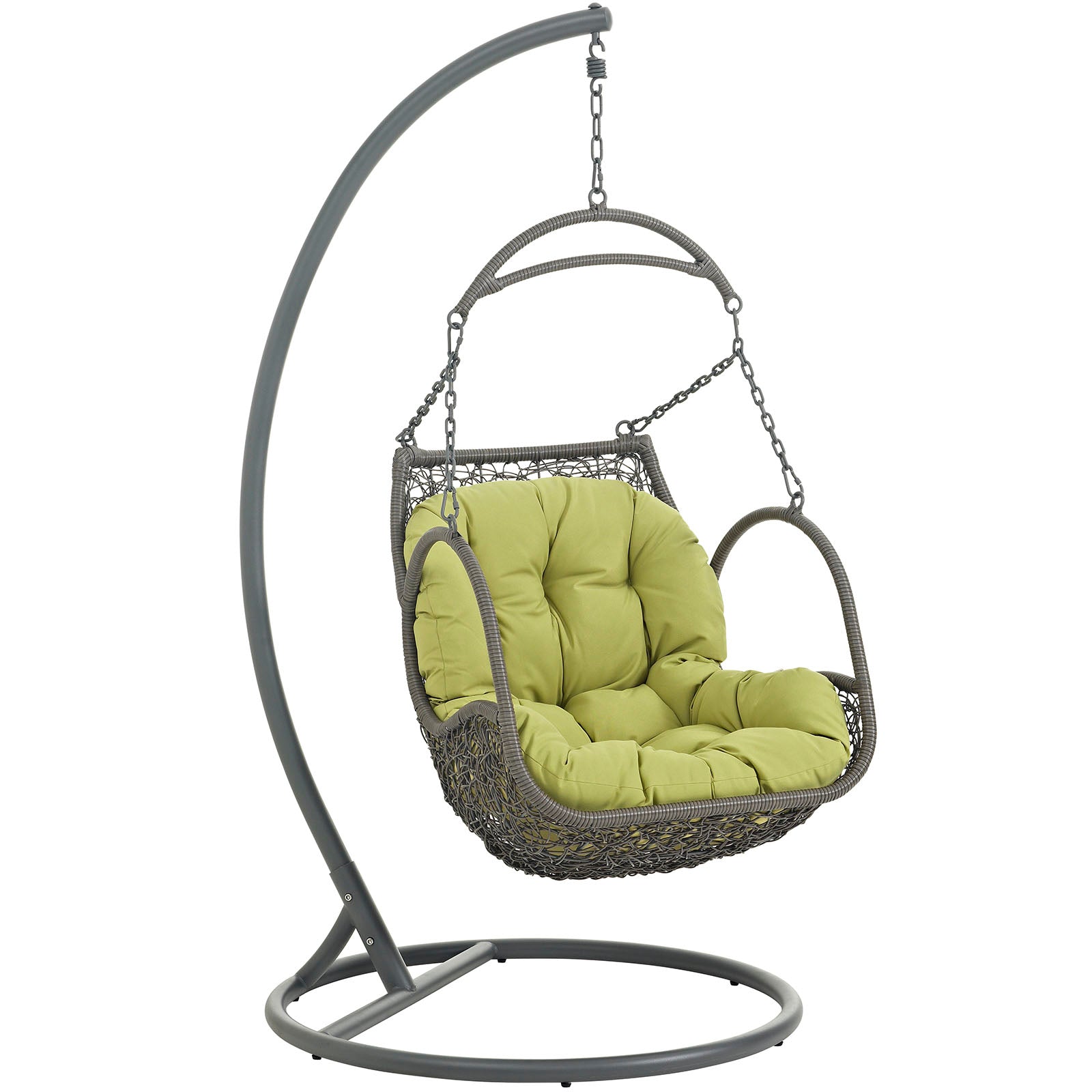 Modway Arbor Outdoor Patio Wood Swing Chair | Outdoor Porch Swings | 