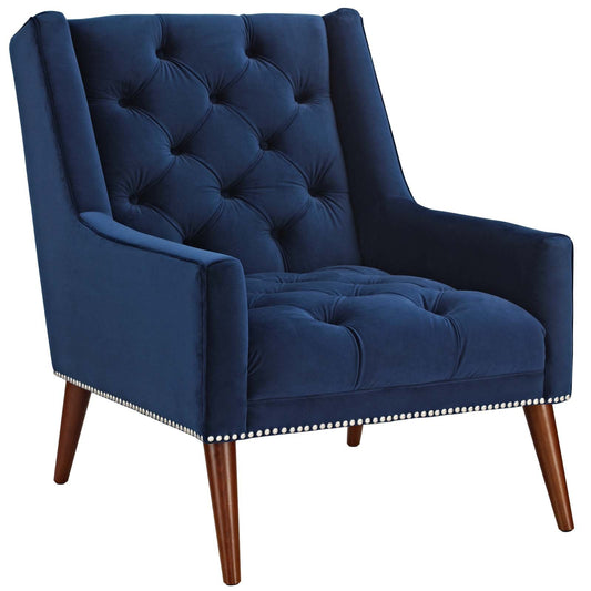 Peruse Velvet Armchair By Modway - EEI-2306 | Armchairs | Modishstore - 4