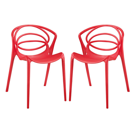 Locus Dining Set Set of 2 By Modway - EEI-2335 | Dining Chairs