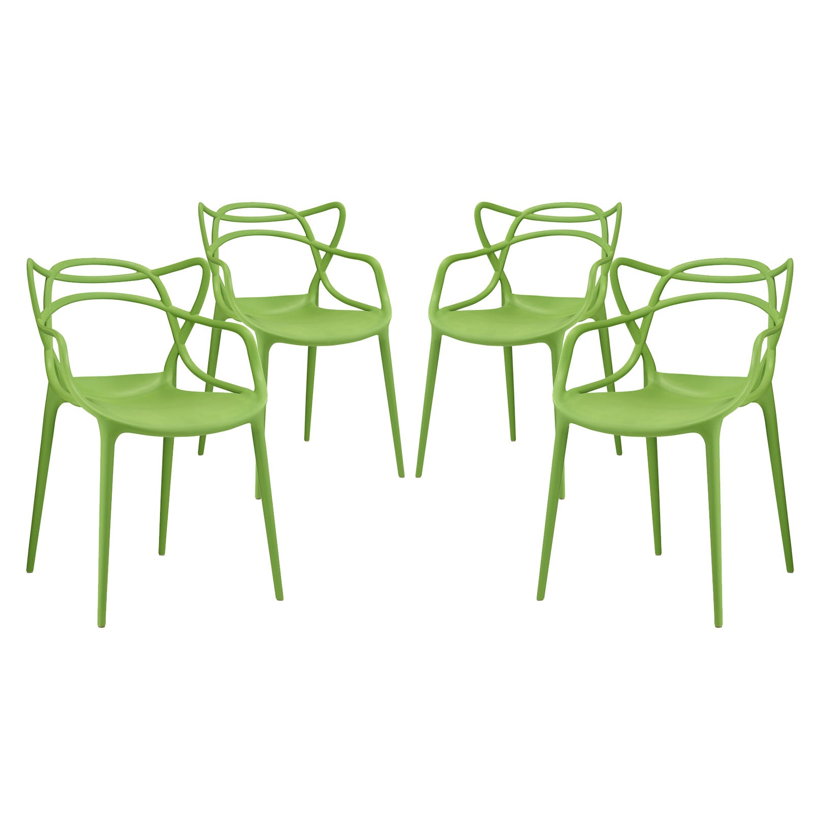 Modway Entangled Dining Set - Set of 4 | Dining Sets | 