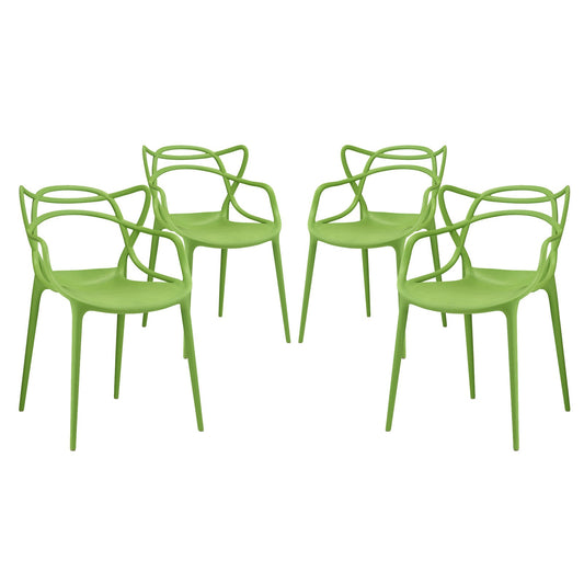 Modway Entangled Dining Set - Set of 4 | Dining Sets | 