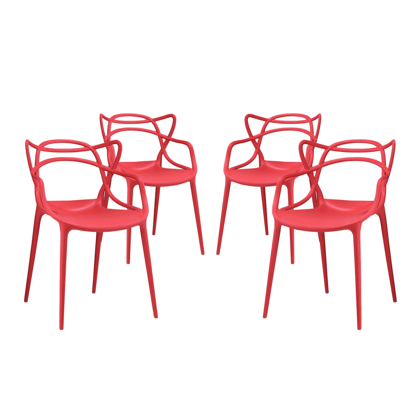 Modway Entangled Dining Set - Set of 4 | Dining Sets | 
