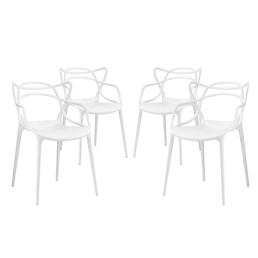 Modway Entangled Dining Set - Set of 4 | Dining Sets | 