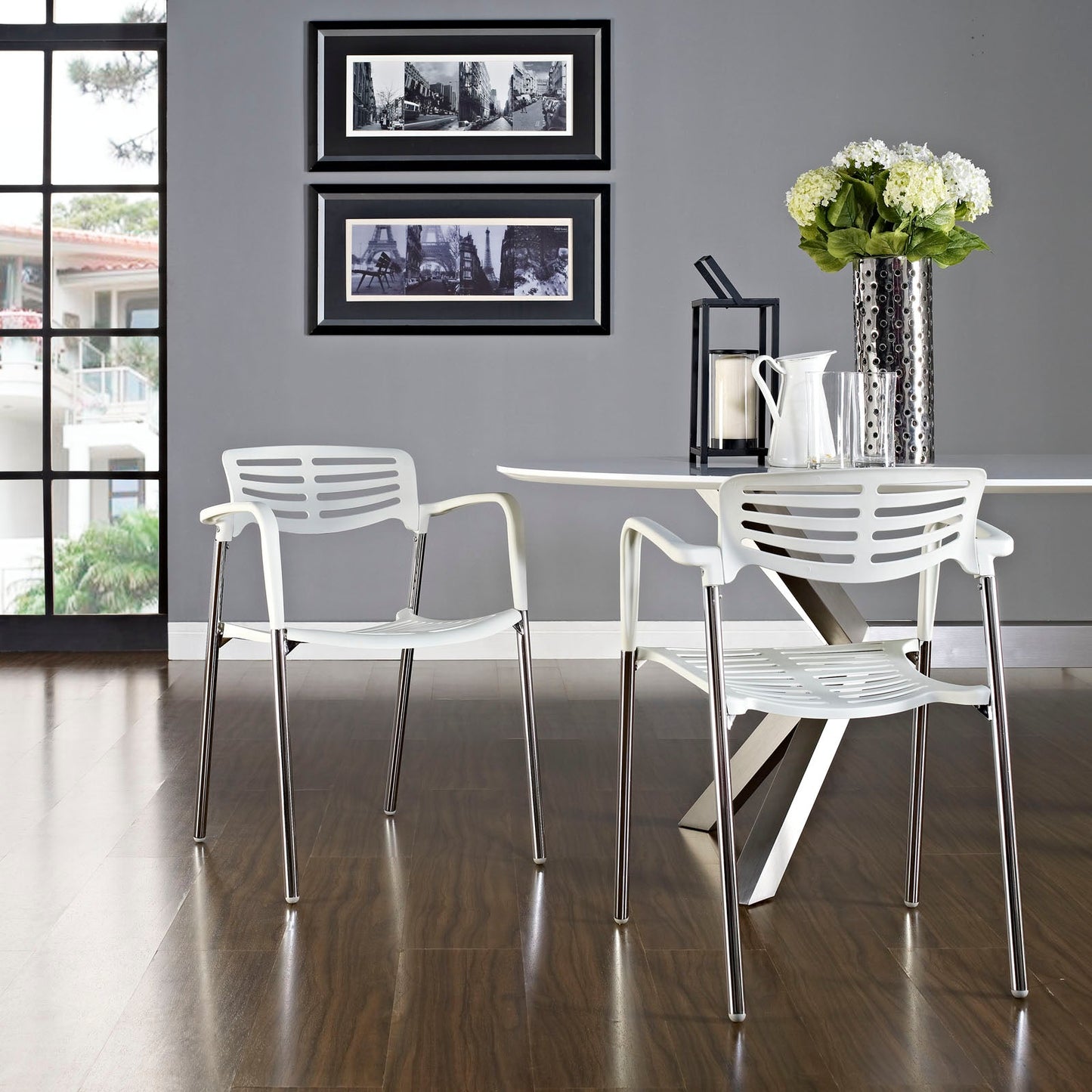 Fleet Stacking Chair By Modway - EEI-236 | Dining Chairs