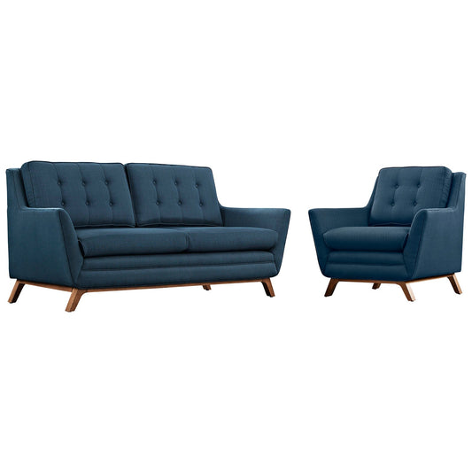 Beguile Living Room Set Upholstered Fabric Set Of 2 By Modway - EEI-2432 | Sofas