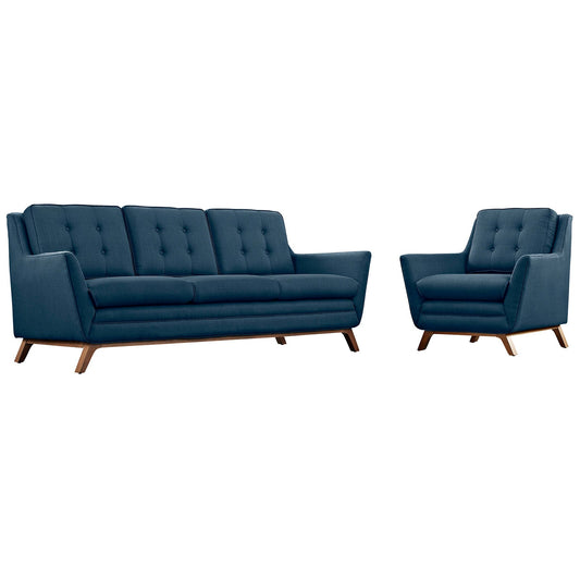 Beguile Living Room Set Upholstered Fabric Set Of 2 By Modway - EEI-2433 | Sofas