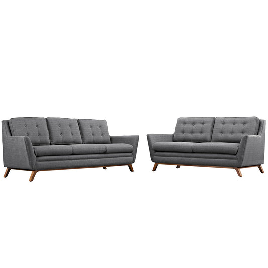 Beguile Living Room Set Upholstered Fabric Set Of 2 By Modway - EEI-2434 | Sofas - 2
