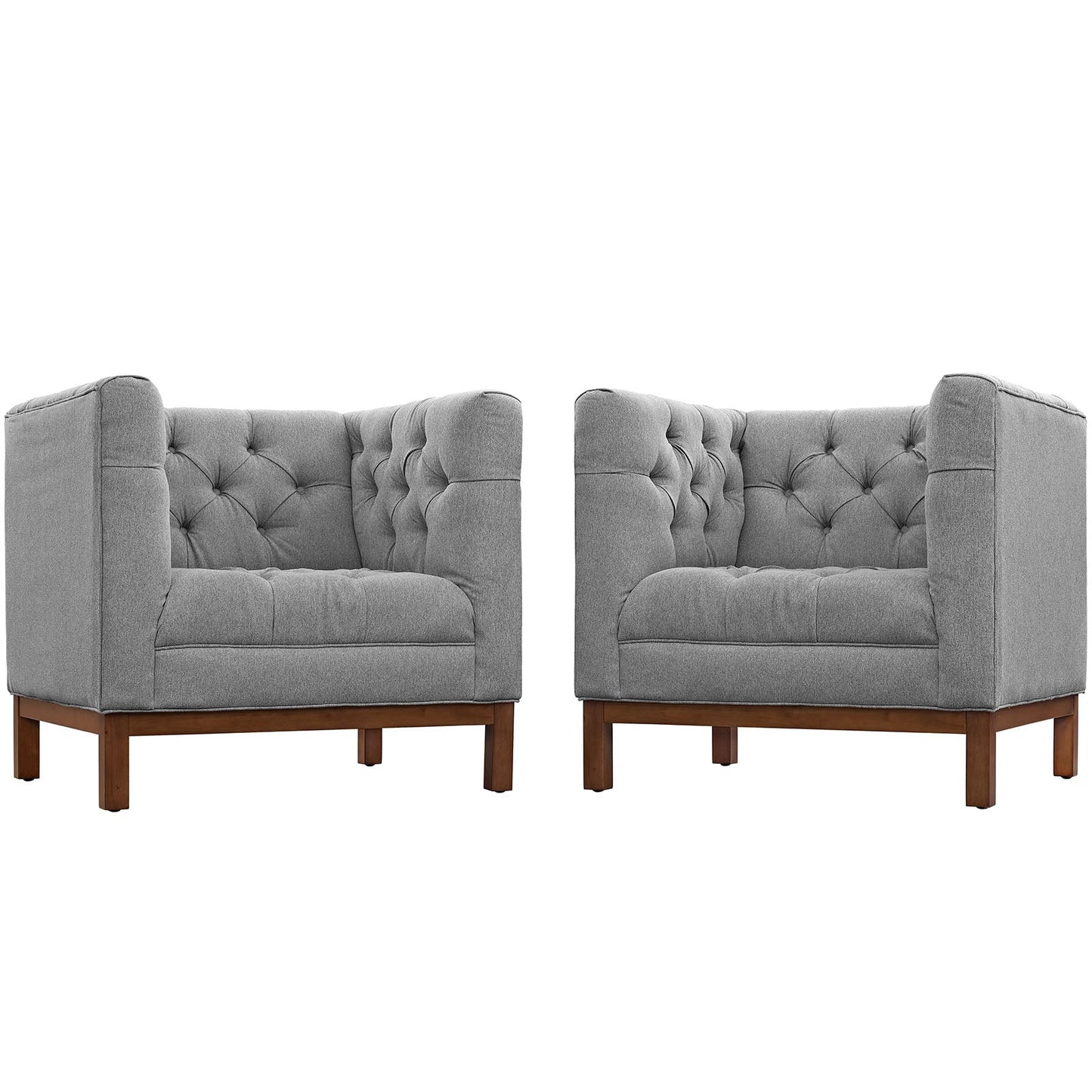 Panache Living Room Set Upholstered Fabric Set of 2 By Modway - EEI-2436 | Sofa Set | Modishstore - 2